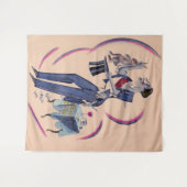 magische afdruk wandkleed (Voorkant (horizontaal))