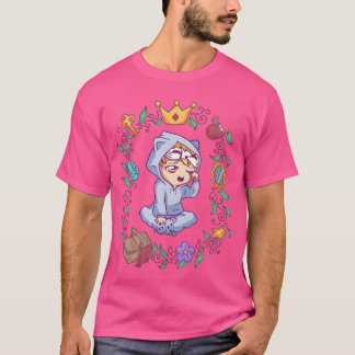 Magische anime meisje manga sprookjesachtig meisje t-shirt