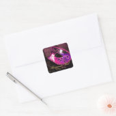 Magische Avond Roze Masquerade Sticker (Envelop)