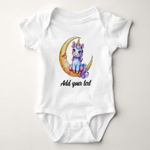 Magische baby eenhoorn body romper