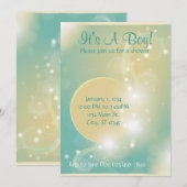 Magische Baby shower Kaart (Voorkant / Achterkant)