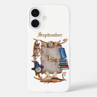 Magische Back-to-School Waterverf iPhone 16 Hoesje