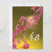 MAGISCHE BESJES, MONOGRAM  topaas Kaart (Voorkant)