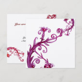 MAGISCHE BESJES, paars wit metaalachtig goud Kaart (Voorkant / Achterkant)