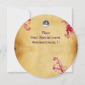 MAGISCHE BESSEM PARCHT GEM maanlicht Kaart (Achterkant)