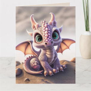 MAGISCHE BIRTHDAY BABY DRAGON Wenskaarten Kaart