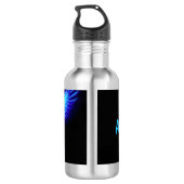 Magische Blauwe Draak Waterfles (Achterkant)
