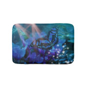 Magische blauwe vlinder badmat (Voorkant)