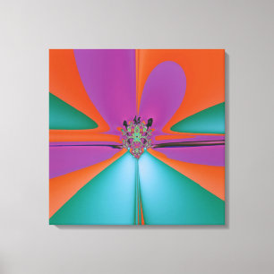 Magische Bloem Canvas Afdruk