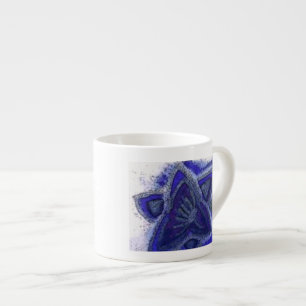 ...magische bloem...kunst van Jutta Gabriel.... Espresso Kop