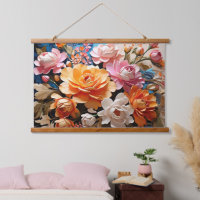 Magische Bloemen AI Kunst Schilderende Schoonheid