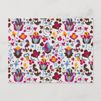 Magische bloemen briefkaart