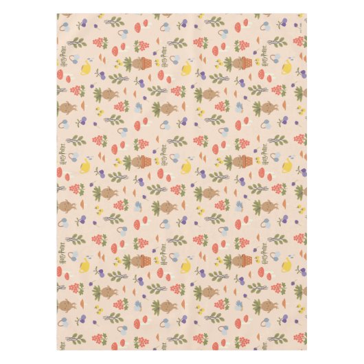 Magische bloemen Mandrake patroon Tafelkleed (Voorkant)