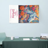 Magische bloemeneenhoorn banner (Beurs)