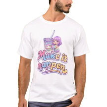 Magische Boba Thee Chibi Meisje - "Maak het waar" 