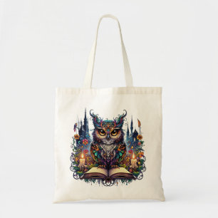 Magische Boekachtige Uil Tote Bag