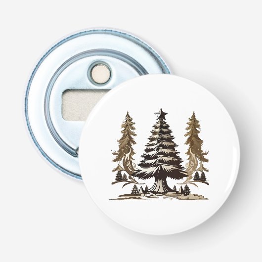Magische Boom Button Flesopener (Voorkant)