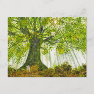 Magische boom Fantasy Fairy Forest Briefkaart