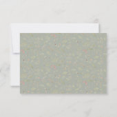 Magische Bos Bloemen RSVP-kaart RSVP Kaartje (Achterkant)