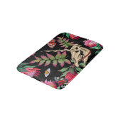 Magische bos eenhoorn donker patroon. badmat (Gekanteld)