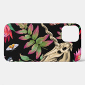 Magische bos eenhoorn donker patroon. Case-Mate iPhone case (Achterkant (horizontaal))