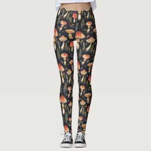 magische bospaddenstoel leggings