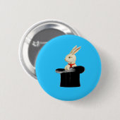 magische  bovenhoed konijn ronde button 5,7 cm (Voorkant /achterkant)