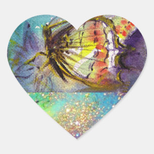 MAGISCHE BUTTERFLES HART STICKER