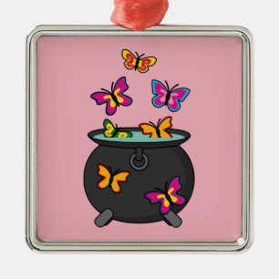 Magische Butterflies uit een Cauldron Metalen Ornament