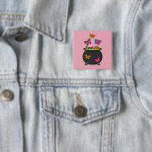 Magische Butterflies uit een Cauldron Vierkante Button 5,1 Cm (In situ)