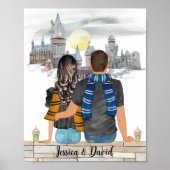 Magische Castle Wizard Portret, wizards afdrukken Poster (Voorkant)