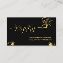 Magische Celestial Wedding Shower Gift Registry