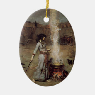 Magische cirkel keramisch ornament