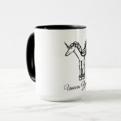 Magische Cute Monogram Y Custom Unicorn Yvette Mok (Voorkant links)