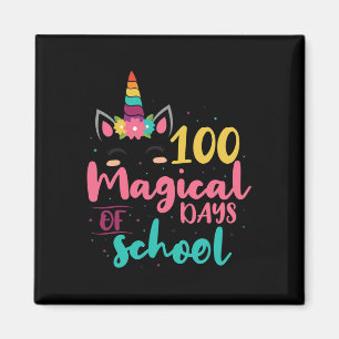 Magische dagen van de School Unicorn Gift Teacher Magneet