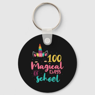 Magische dagen van de School Unicorn Gift Teacher Sleutelhanger