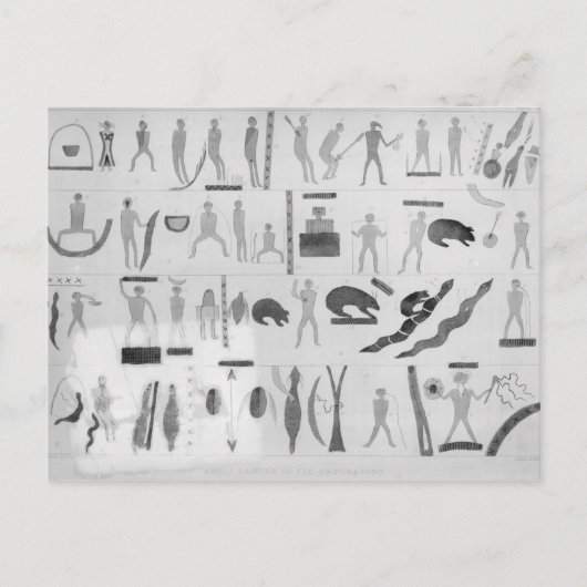 Magische dans van de Ontonagons Briefkaart (Voorkant)