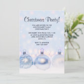 Magische decoratieve metallische kerstfeestdagen kaart (Staand voorkant)