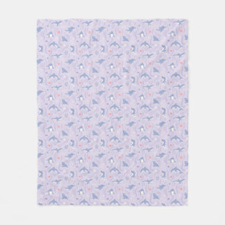 Magische Dolfijnenkinderkamer, Whimsische Onderwat Fleece Deken