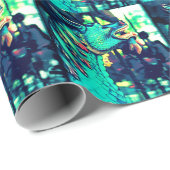 Magische dragon Gift Wrapping Paper Cadeaupapier (Rol Hoek)