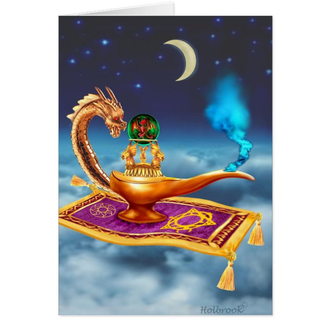 Magische drakenlamp (Voorkant)