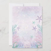 Magische Duik in Vijf Zeemeermin 5e Verjaardagsfee Kaart (Achterkant)