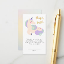 Magische Eenhoorn Cute Waterverf Luier Raffle