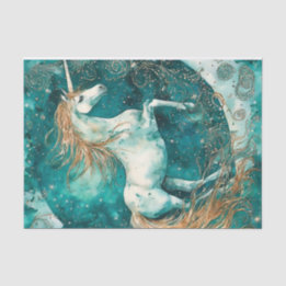 Magische eenhoorn decoupage tissuepapier