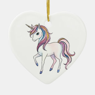 Magische Eenhoorn Dromen - Whimsical Fantasy Desig Keramisch Ornament