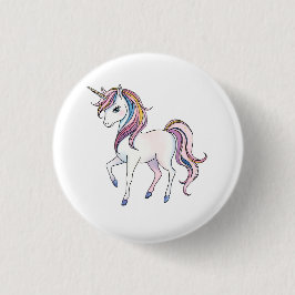 Magische Eenhoorn Dromen - Whimsical Fantasy Desig Ronde Button 3,2 Cm
