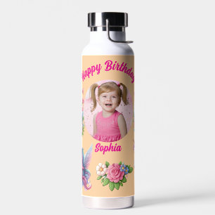 Magische Eenhoorn Foto Verjaardag Waterfles Cadeau
