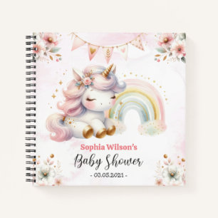 Magische Eenhoorn met Regenboog Baby shower Notiti Notitieboek