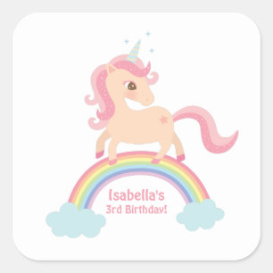Magische Eenhoorn op Regenboog Meisjes Stickers