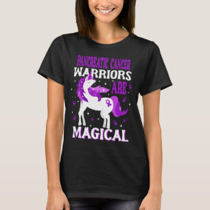 Magische Eenhoorn Pancreatic Cancer Warrior T-shir T-shirt